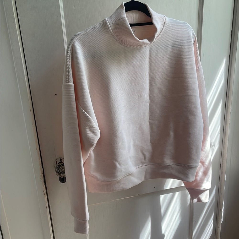 Calia by Carrie Underwood, Faded Pink Wedge Funnel Pullover